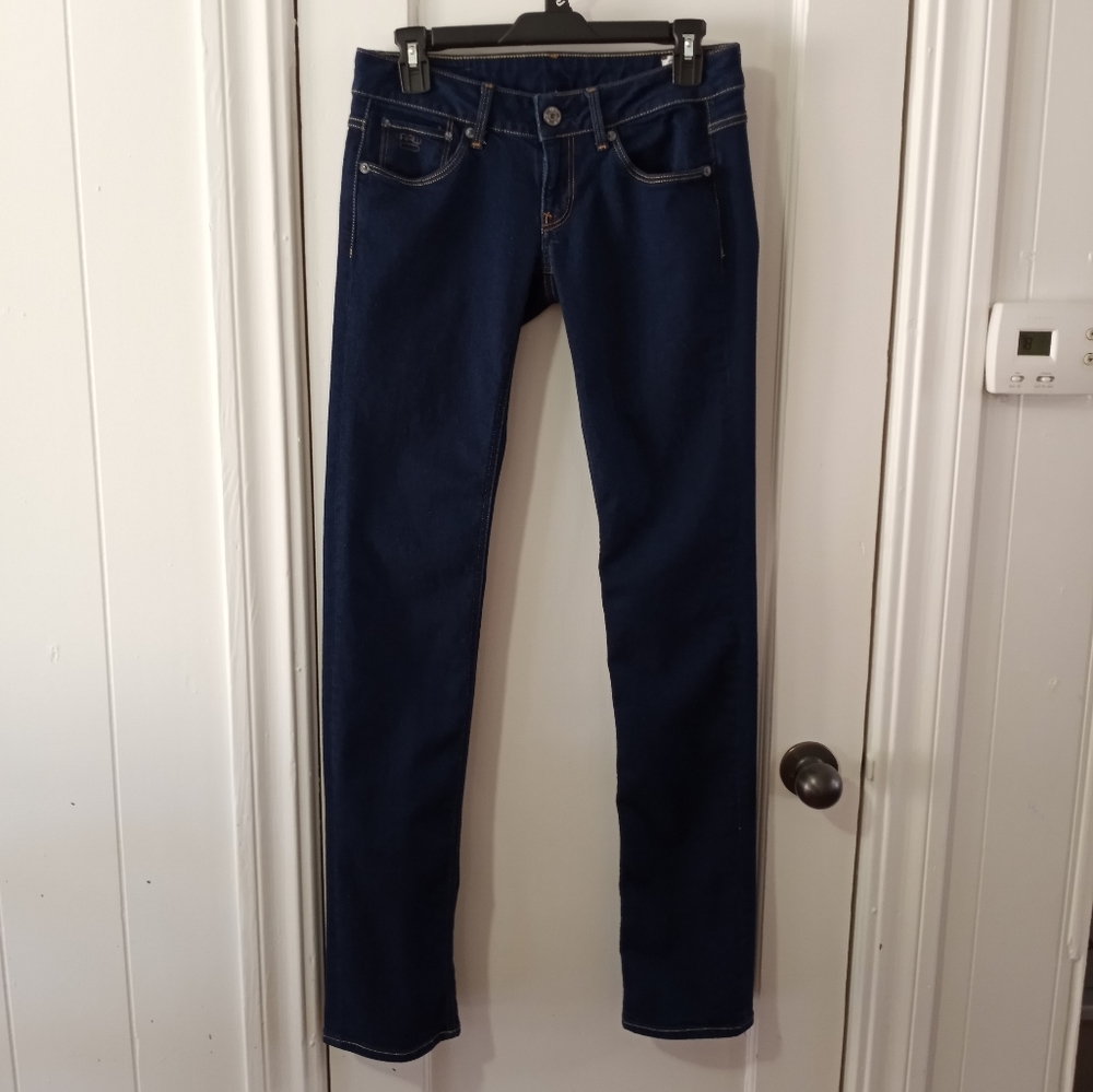 G Star Raw 3301 Straight Jeans Women's Size 28X36
